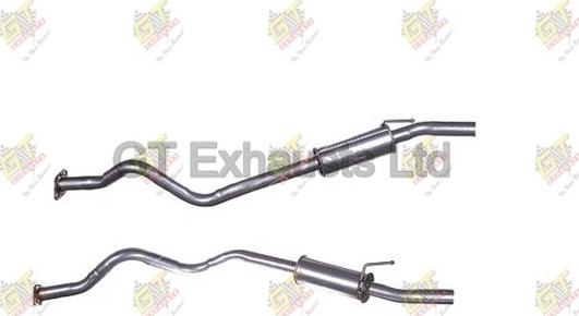 GT Exhausts GTY559 - Глушитель выхлопных газов, конечный autospares.lv