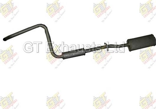 GT Exhausts GVO166 - Средний глушитель выхлопных газов autospares.lv