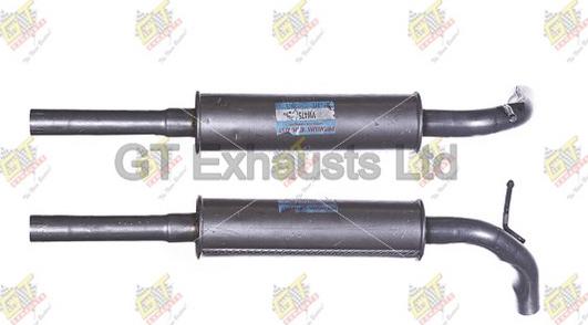 GT Exhausts GVW475 - Средний глушитель выхлопных газов autospares.lv
