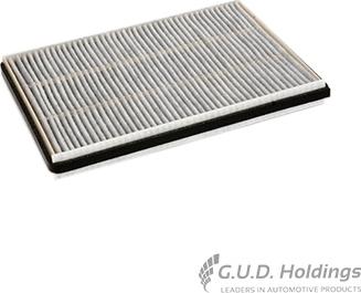GUD AC10 - Фильтр воздуха в салоне autospares.lv