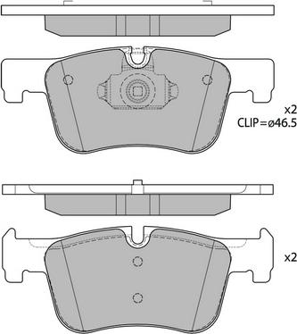 Hagen GP4144 - Тормозные колодки, дисковые, комплект autospares.lv