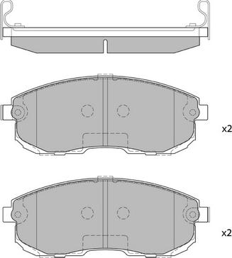 Valeo 606420 - Тормозные колодки, дисковые, комплект autospares.lv