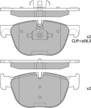 Hagen GP2172 - Тормозные колодки, дисковые, комплект autospares.lv