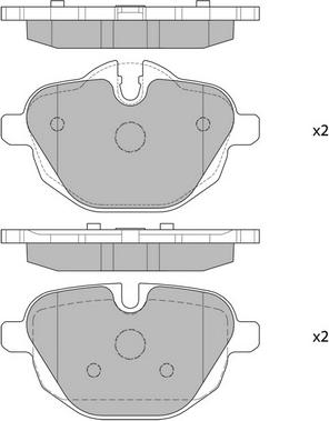 Hagen GP2275 - Тормозные колодки, дисковые, комплект autospares.lv