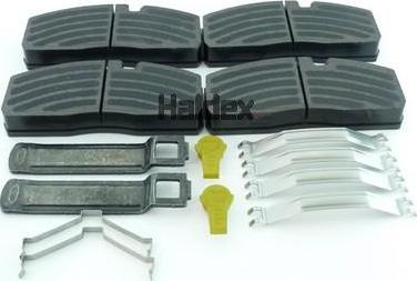 Haldex 95396 - Тормозные колодки, дисковые, комплект autospares.lv