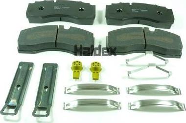 Haldex 96306 - Тормозные колодки, дисковые, комплект autospares.lv