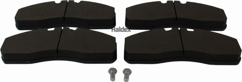 Haldex 1911749010 - Тормозные колодки, дисковые, комплект autospares.lv
