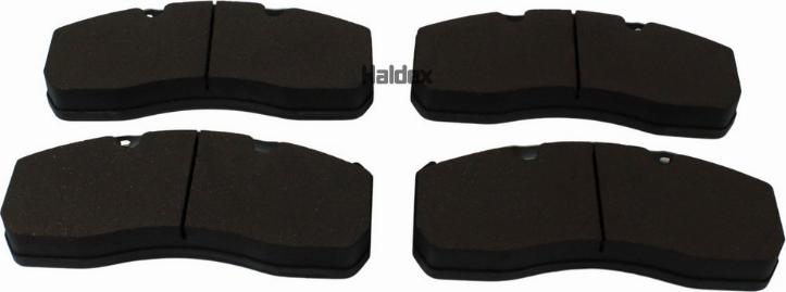 Haldex 1911739010 - Тормозные колодки, дисковые, комплект autospares.lv