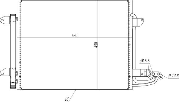 Hart 606 471 - Конденсатор кондиционера autospares.lv