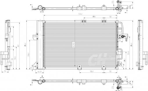 Hart 606 521 - Конденсатор кондиционера autospares.lv