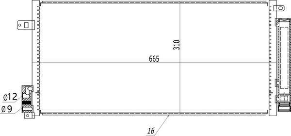 Hart 606 397 - Конденсатор кондиционера autospares.lv