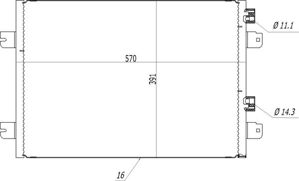 Hart 606 791 - Конденсатор кондиционера autospares.lv