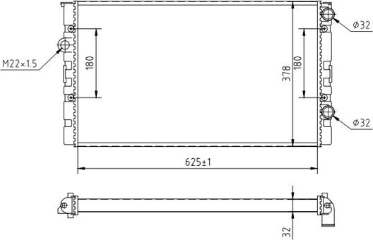 Hart 600 246 - Радиатор, охлаждение двигателя autospares.lv