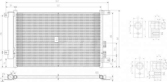 Hart 603 034 - Конденсатор кондиционера autospares.lv