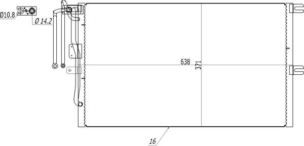 Hart 602 199 - Конденсатор кондиционера autospares.lv