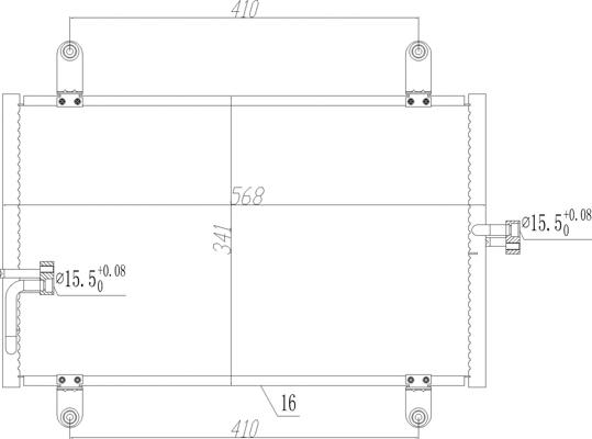 Hart 619 499 - Конденсатор кондиционера autospares.lv