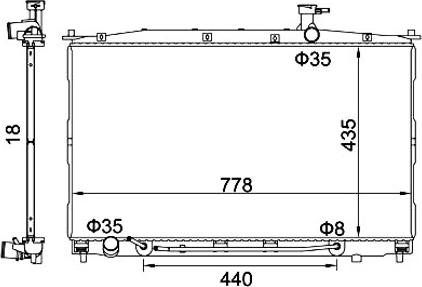 Hart 611 906 - Радиатор, охлаждение двигателя autospares.lv