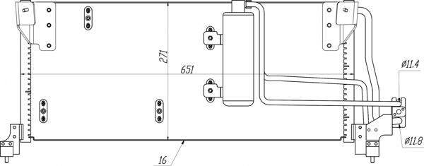 Hart 636 959 - Конденсатор кондиционера autospares.lv