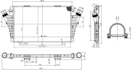 Hart 630 242 - Радиатор, охлаждение двигателя autospares.lv