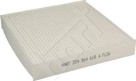 Hart 354 564 - Фильтр воздуха в салоне autospares.lv