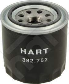 Hart 382 752 - Масляный фильтр autospares.lv