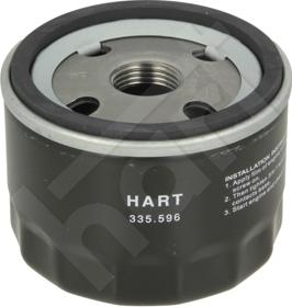 Hart 335 596 - Масляный фильтр autospares.lv