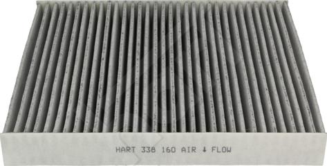 Hart 338 160 - Фильтр воздуха в салоне autospares.lv