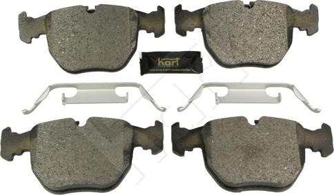 Hart 248 945 - Тормозные колодки, дисковые, комплект autospares.lv