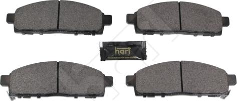 Hart 248 955 - Тормозные колодки, дисковые, комплект autospares.lv