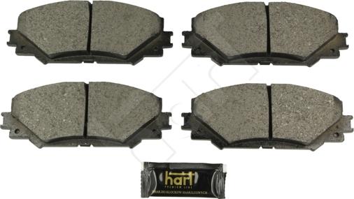 Hart 248 960 - Тормозные колодки, дисковые, комплект autospares.lv