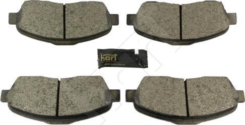 Hart 248 963 - Тормозные колодки, дисковые, комплект autospares.lv