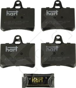 Hart 248 925 - Тормозные колодки, дисковые, комплект autospares.lv