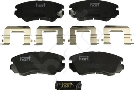 Hart 248 975 - Тормозные колодки, дисковые, комплект autospares.lv