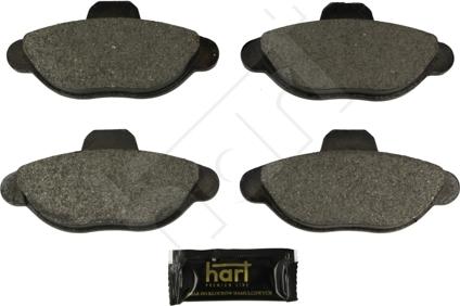 Hart 248 972 - Тормозные колодки, дисковые, комплект autospares.lv