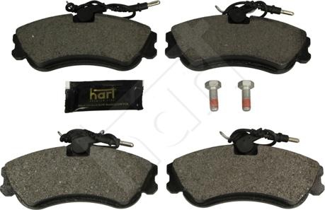 Hart 248 860 - Тормозные колодки, дисковые, комплект autospares.lv