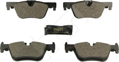 Hart 254 215 - Тормозные колодки, дисковые, комплект autospares.lv