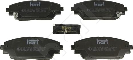 Hart 256 945 - Тормозные колодки, дисковые, комплект autospares.lv