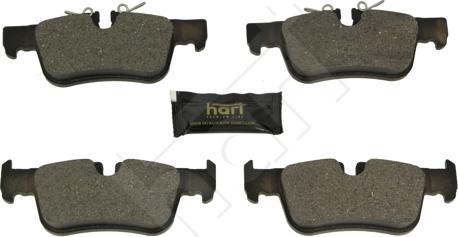 Hart 256 952 - Тормозные колодки, дисковые, комплект autospares.lv