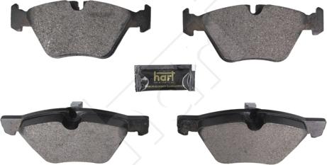 Hart 256 960 - Тормозные колодки, дисковые, комплект autospares.lv