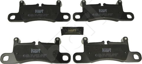 Hart 256 547 - Тормозные колодки, дисковые, комплект autospares.lv