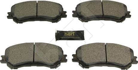 Hart 256 554 - Тормозные колодки, дисковые, комплект autospares.lv