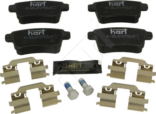 Hart 253 767 - Тормозные колодки, дисковые, комплект autospares.lv