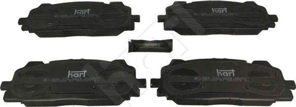 Hart 253 771 - Тормозные колодки, дисковые, комплект autospares.lv