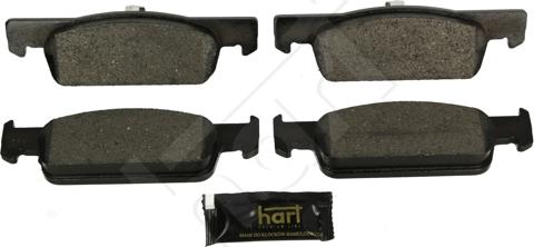 Hart 252 391 - Тормозные колодки, дисковые, комплект autospares.lv