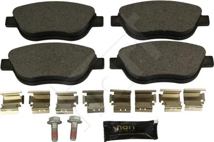 Hart 252 311 - Тормозные колодки, дисковые, комплект autospares.lv