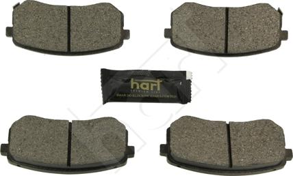 Hart 260 746 - Тормозные колодки, дисковые, комплект autospares.lv