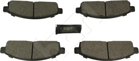 Hart 260 766 - Тормозные колодки, дисковые, комплект autospares.lv