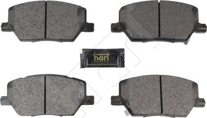 Hart 261 759 - Тормозные колодки, дисковые, комплект autospares.lv