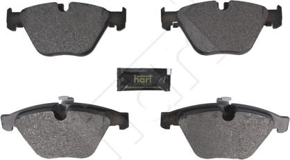 Hart 261 785 - Тормозные колодки, дисковые, комплект autospares.lv