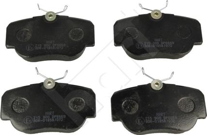 Hart 215 900 - Тормозные колодки, дисковые, комплект autospares.lv